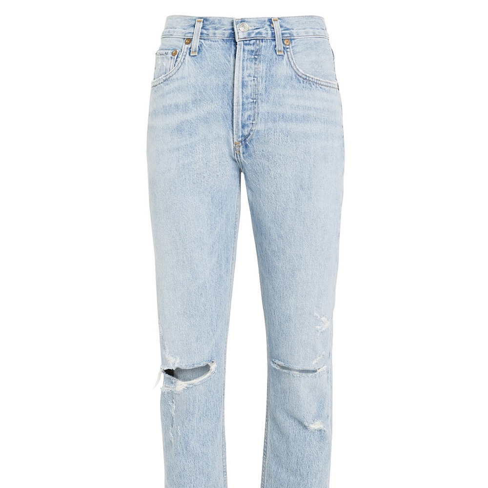 Jamie High Rise Distressed Jeans